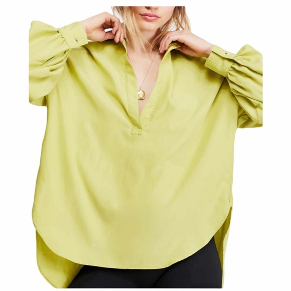 Free People Love Until Tomorrow Poet Blouse NWOT - Picture 5 of 6